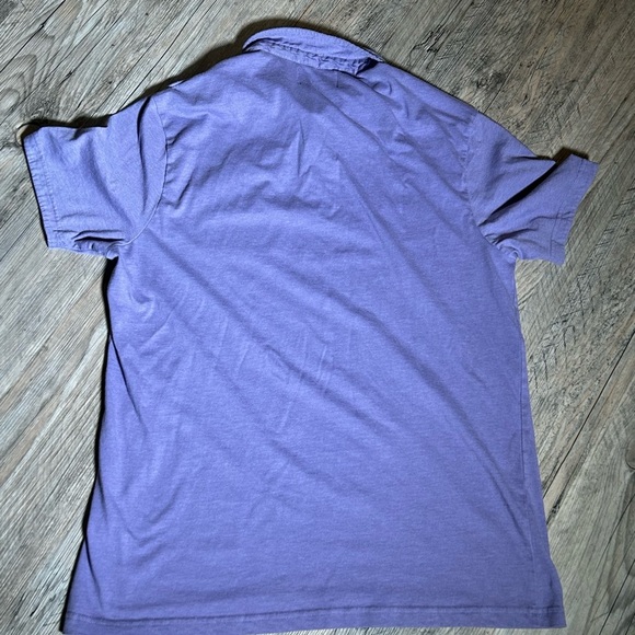 Classic Purple Polo Shirt with Short Sleeves - Picture 5 of 7